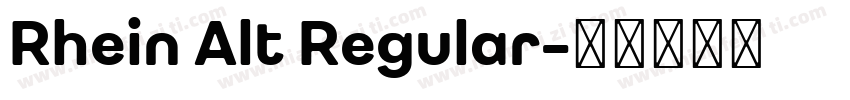 Rhein Alt Regular字体转换